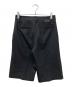 OFFWHITE (オフホワイト) Logo Print Bermuda Shorts ハーフパンツ ブラック サイズ:SIZE 38：10000円