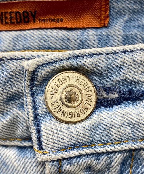 NEEDBY（ニードバイ）NEEDBY (ニードバイ) デニムパンツ ブルー サイズ:SIZE 61cm (W24)の古着・服飾アイテム