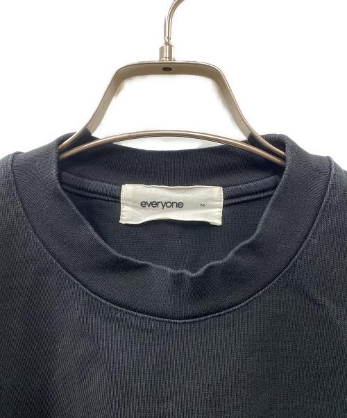 everyone（エブリワン）everyone (エブリワン) cotton s/s t-shirt ブラック サイズ:Mの古着・服飾アイテム