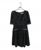 HER LIP TOハーリップトゥ）の古着「Canal Tweed Mini Dress」｜ブラック