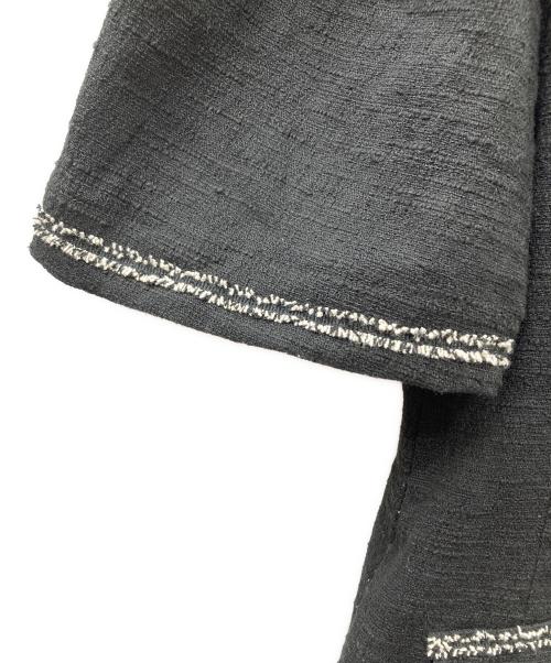 HER LIP TO（ハーリップトゥ）Her lip to (ハーリップトゥ) Canal Tweed Mini Dress ブラック サイズ:Sの古着・服飾アイテム