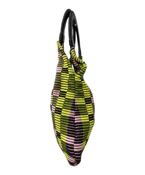 MARNI（マルニ）MARNI (マルニ) ハンドバッグ ピンク×グリーンの古着・服飾アイテム