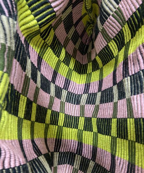 MARNI（マルニ）MARNI (マルニ) ハンドバッグ ピンク×グリーンの古着・服飾アイテム