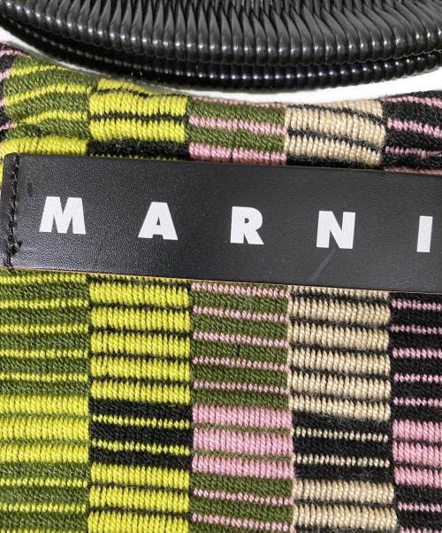 MARNI（マルニ）MARNI (マルニ) ハンドバッグ ピンク×グリーンの古着・服飾アイテム
