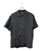 KAPITALキャピタル）の古着「DOT LINEN SHIRT」｜ブラック
