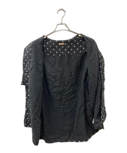 KAPITAL（キャピタル）KAPITAL (キャピタル) DOT LINEN SHIRT ブラック サイズ:4の古着・服飾アイテム