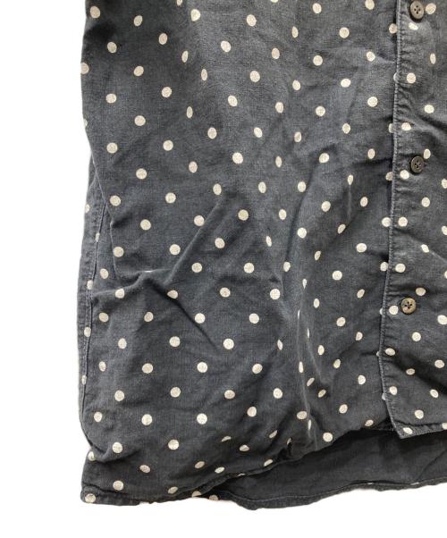 KAPITAL（キャピタル）KAPITAL (キャピタル) DOT LINEN SHIRT ブラック サイズ:4の古着・服飾アイテム