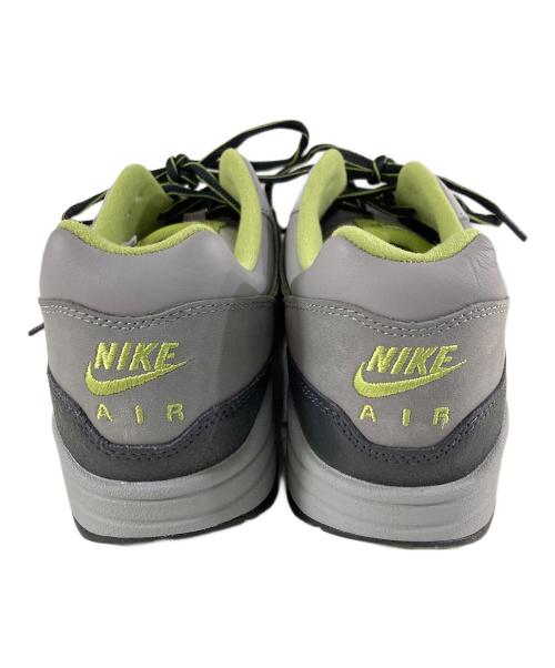 NIKE（ナイキ）NIKE (ナイキ) HUF (ハフ) Air Max 1 Anthracite and Medium Grey ローカットスニーカー グレー×グリーン サイズ:SIZE 27cmの古着・服飾アイテム
