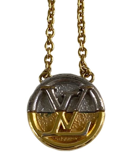 LOUIS VUITTON（ルイ ヴィトン）LOUIS VUITTON (ルイ ヴィトン) コリエ L to V ロゴモチーフネックレス ゴールド×シルバーの古着・服飾アイテム