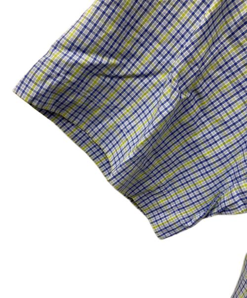 stussy（ステューシー）stussy (ステューシー) S/Sチェックシャツ ブルー×グリーン サイズ:Sの古着・服飾アイテム