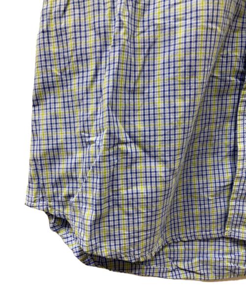 stussy（ステューシー）stussy (ステューシー) S/Sチェックシャツ ブルー×グリーン サイズ:Sの古着・服飾アイテム