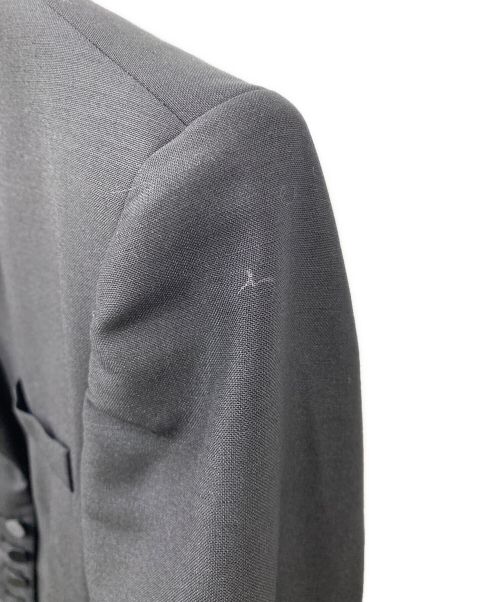 BALENCIAGA（バレンシアガ）BALENCIAGA (バレンシアガ) デザインボタンテーラードジャケット ブラック サイズ:36の古着・服飾アイテム
