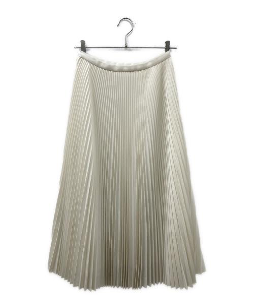 TSURU by MARIKO OIKAWA（ツルバイマリコオイカワ）Tsuru by Mariko Oikawa (ツルバイマリコオイカワ) プリーツロングスカート アイボリー サイズ:36の古着・服飾アイテム