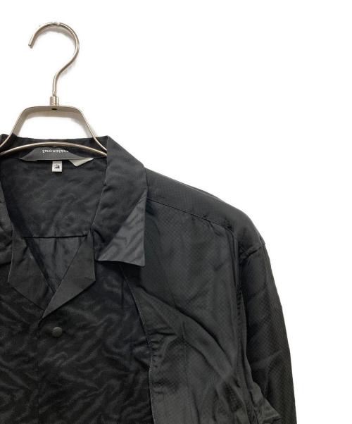 SASQUATCHfabrix.（サスクワッチファブリックス）SASQUATCHfabrix. (サスクワッチファブリックス) スナップボタンオープンカラーシャツ ブラック サイズ:Sの古着・服飾アイテム