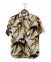 MARNI（マルニ）の古着「リーフ柄シャツ」｜ホワイト×ブラウン
