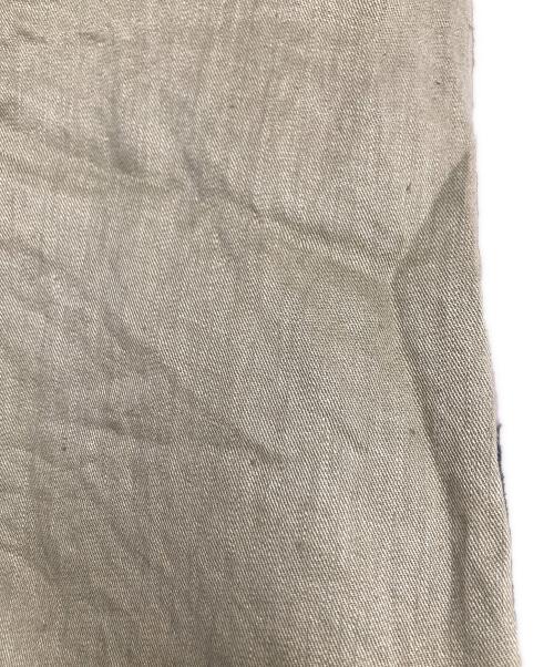 NIGEL CABOURN（ナイジェルケーボン）NIGEL CABOURN (ナイジェルケーボン) S/Sリネンオープンカラーシャツ オリーブ サイズ:48の古着・服飾アイテム