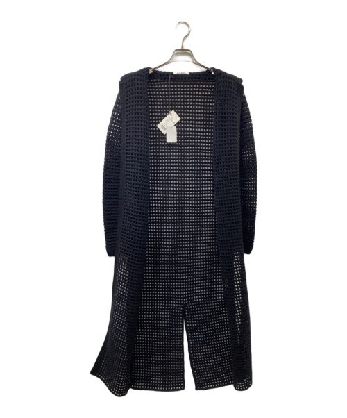 AURALEE（オーラリー）AURALEE (オーラリー) HAND CROCHET WOOL KNIT ONE-PIECE ブラック 未使用品の古着・服飾アイテム