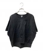 LOEWEロエベ）の古着「アナグラム刺繍 クロップドオーバーTシャツ」｜ブラック