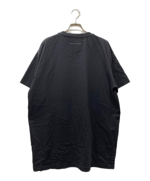 MM6 Maison Margiela（エムエムシックスメゾンマルジェラ）MM6 Maison Margiela (エムエムシックスメゾンマルジェラ) ワッペンデザインTシャツ ブラック サイズ:Ｓの古着・服飾アイテム