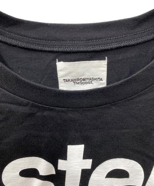 TAKAHIROMIYASHITA TheSoloIst.（タカヒロミヤシタ ザソロイスト）TAKAHIROMIYASHITA TheSoloIst. (タカヒロミヤシタ ザソロイスト) 24SS CORNER SHOP by CASBA Tシャツ ブラック×ホワイト サイズ:44の古着・服飾アイテム