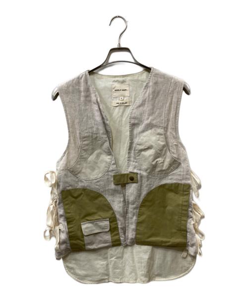 nicholas daley（ニコラス デイリー）NICHOLAS DALEY (ニコラス デイリー) FIVE POCKET WAISTCOAT ベージュ サイズ:Mの古着・服飾アイテム