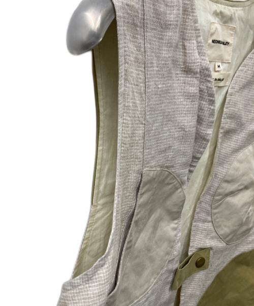 nicholas daley（ニコラス デイリー）NICHOLAS DALEY (ニコラス デイリー) FIVE POCKET WAISTCOAT ベージュ サイズ:Mの古着・服飾アイテム