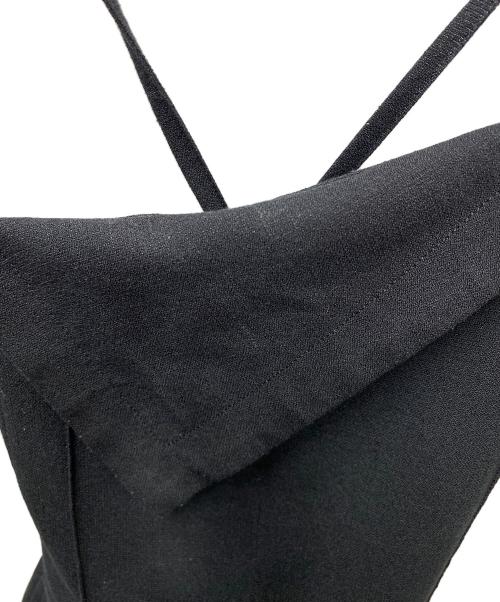 LE CIEL BLEU（ルシェルブルー）LE CIEL BLEU (ルシェルブルー) Apron Maxi Dress ワンピース ブラック サイズ:SIZE38の古着・服飾アイテム