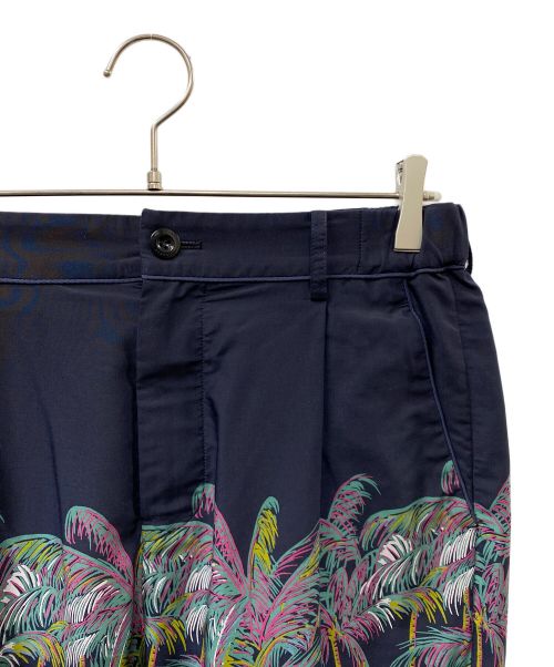 Sun Surf（サンサーフ）Sun Surf (サンサーフ) sacai (サカイ) コラボ 総柄アロハパンツ ネイビー サイズ:SIZE 2の古着・服飾アイテム