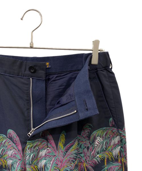 Sun Surf（サンサーフ）Sun Surf (サンサーフ) sacai (サカイ) コラボ 総柄アロハパンツ ネイビー サイズ:SIZE 2の古着・服飾アイテム
