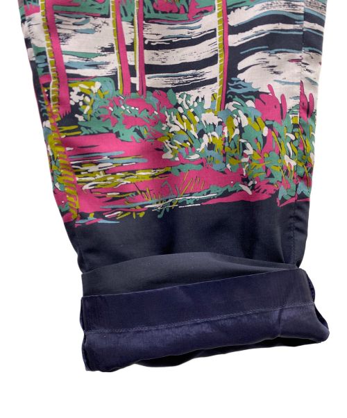 Sun Surf（サンサーフ）Sun Surf (サンサーフ) sacai (サカイ) コラボ 総柄アロハパンツ ネイビー サイズ:SIZE 2の古着・服飾アイテム