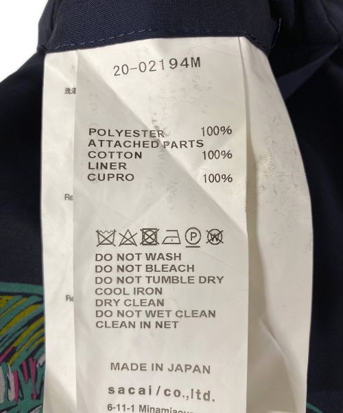 Sun Surf（サンサーフ）Sun Surf (サンサーフ) sacai (サカイ) コラボ 総柄アロハパンツ ネイビー サイズ:SIZE 2の古着・服飾アイテム