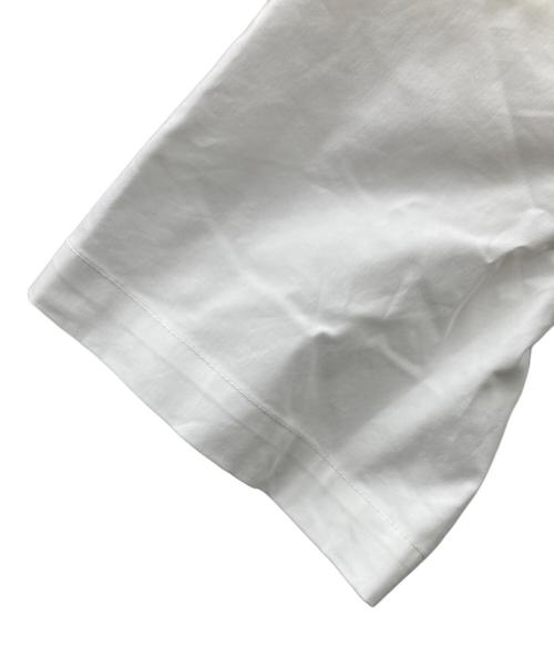 NEIL BARRETT（ニールバレット）NEIL BARRETT (ニールバレット) ソリッド カラー ショート スリーブ ライトウェイト オーバーシャツ 半袖シャツ ホワイト サイズ:Mの古着・服飾アイテム