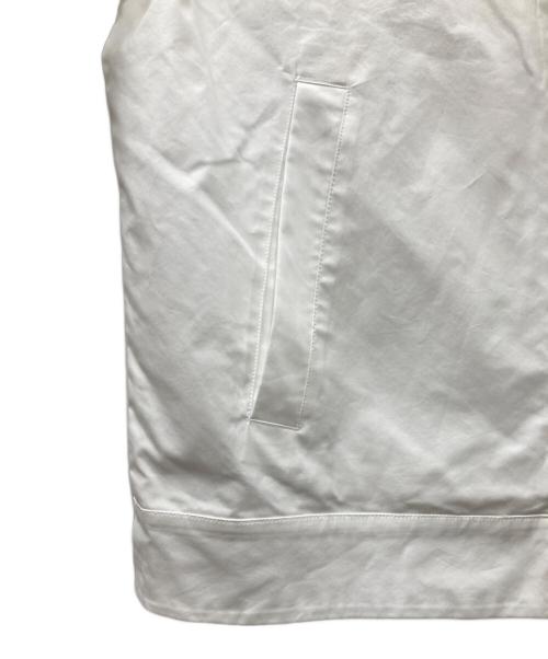 NEIL BARRETT（ニールバレット）NEIL BARRETT (ニールバレット) ソリッド カラー ショート スリーブ ライトウェイト オーバーシャツ 半袖シャツ ホワイト サイズ:Mの古着・服飾アイテム