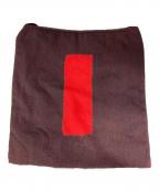 JOHN LAWRENCE SULLIVANジョン ローレンス サリバン）の古着「Overdyed cotton tote bag」｜レッド×ブラック