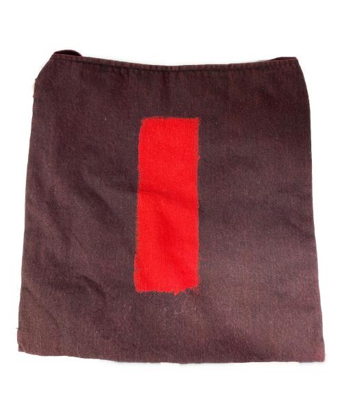 JOHN LAWRENCE SULLIVAN（ジョン ローレンス サリバン）JOHN LAWRENCE SULLIVAN (ジョン ローレンス サリバン) Overdyed cotton tote bag レッド×ブラック サイズ:OneSize 未使用品の古着・服飾アイテム
