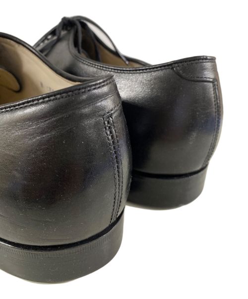 Trading post（トレーディングポスト）Trading post (トレーディングポスト) HICKOK2 パンチングキャップトウ ストレートチップシューズ ブラック サイズ:SIZE 9 1/2の古着・服飾アイテム