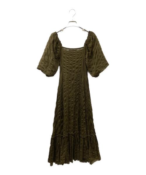 TSURU by MARIKO OIKAWA（ツルバイマリコオイカワ）Tsuru by Mariko Oikawa (ツルバイマリコオイカワ) Short sleeve dress ワンピース ブラウン サイズ:SIZE Freeの古着・服飾アイテム