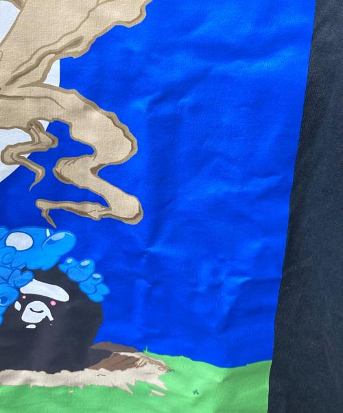 A BATHING APE（ア ベイシング エイプ）A BATHING APE (ア ベイシング エイプ) BAPE GALLERY X COIN PARKING DELIVERY TEE ブラック サイズ:XLの古着・服飾アイテム