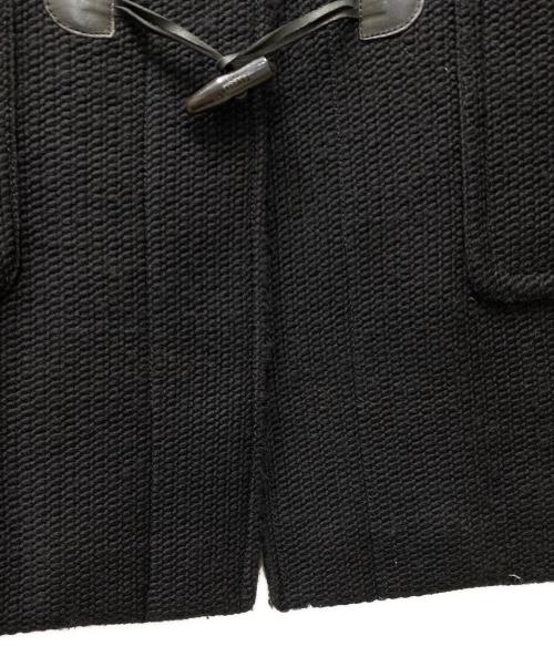 TRUSSARDI（トラサルディ）TRUSSARDI (トラサルディ) ニットダッフルコート ブラック サイズ:SIZE 50の古着・服飾アイテム