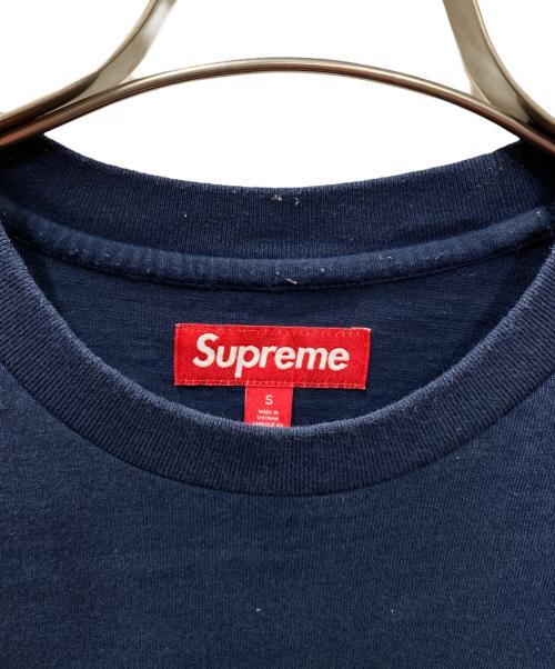 SUPREME（シュプリーム）Supreme (シュプリーム) 24AW Twill Applique S/S Top ネイビー サイズ:Sの古着・服飾アイテム