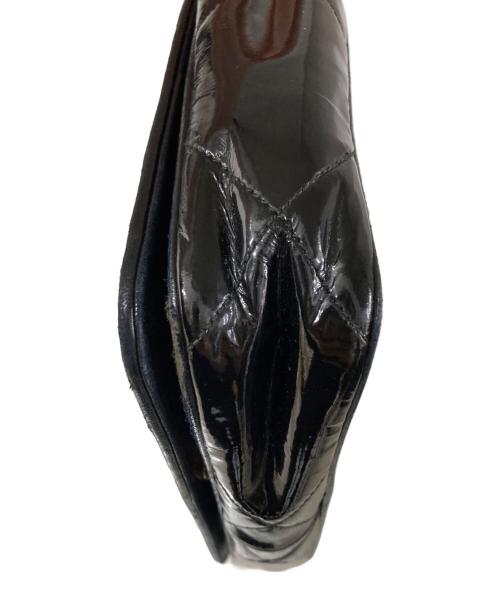 CHANEL（シャネル）CHANEL (シャネル) エナメルチェーンショルダーバッグ ブラック サイズ:OneSizeの古着・服飾アイテム