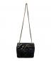 CHANEL (シャネル) エナメルチェーンショルダーバッグ ブラック サイズ:OneSize：75000円