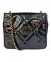 CHANEL（シャネル）の古着「エナメルチェーンショルダーバッグ」｜ブラック