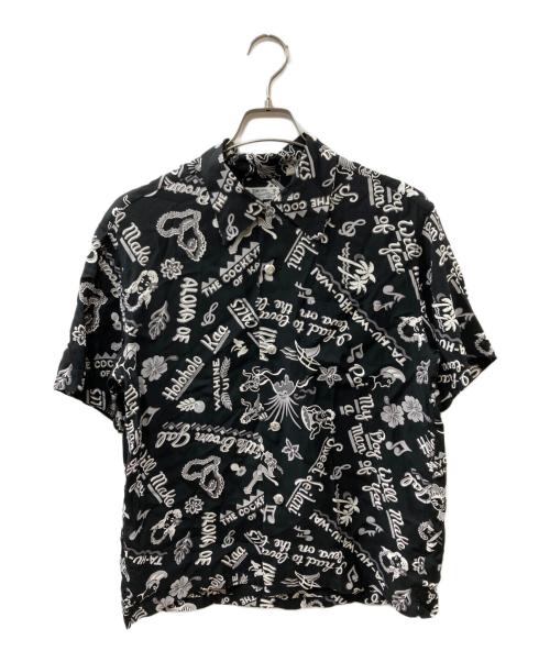 Sun Surf（サンサーフ）Sun Surf (サンサーフ) JOURNAL STANDARD (ジャーナルスタンダード) 別注アロハシャツ ブラック×グレー サイズ:Mの古着・服飾アイテム