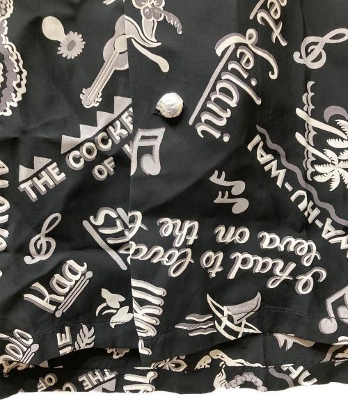 Sun Surf（サンサーフ）Sun Surf (サンサーフ) JOURNAL STANDARD (ジャーナルスタンダード) 別注アロハシャツ ブラック×グレー サイズ:Mの古着・服飾アイテム