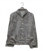 THE CORONA UTILITYコロナユーティリティ）の古着「Utility Navy Jumper / High Density Hickory Stripe」｜ネイビー×ホワイト