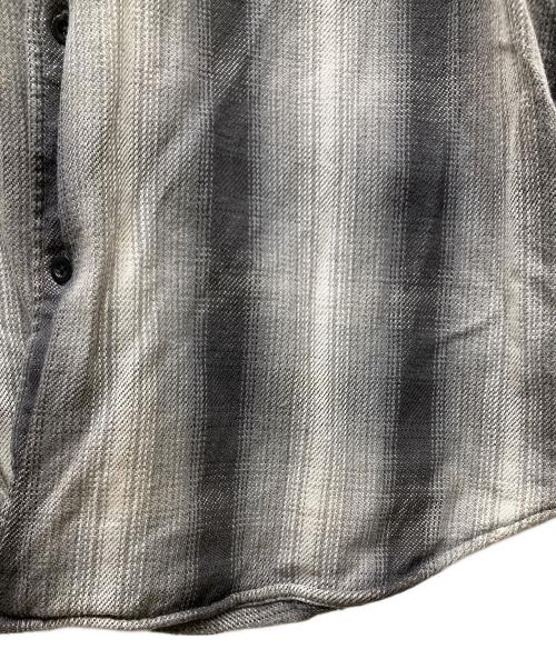 SSZ（エスエスズィー）SSZ (エスエスズィー) BEAMS (ビームス) PETER SHIRT チェックネルシャツ グレー サイズ:SIZE Mの古着・服飾アイテム
