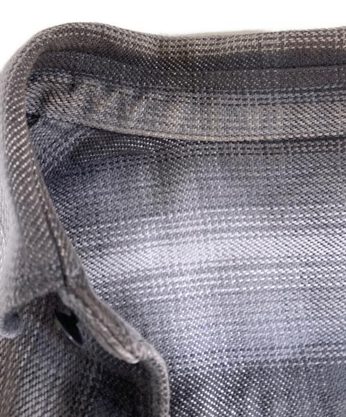 SSZ（エスエスズィー）SSZ (エスエスズィー) BEAMS (ビームス) PETER SHIRT チェックネルシャツ グレー サイズ:SIZE Mの古着・服飾アイテム