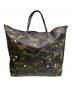 GENTIL BANDIT (ジャンティバンティ) カモ柄 トートバッグ ブラック×グリーン：6000円