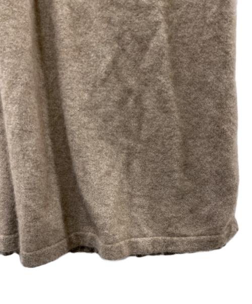 cashmika（カシミカ）cashmika (カシミカ) カシミヤニットワンピース ベージュ サイズ:SIZE Freeの古着・服飾アイテム